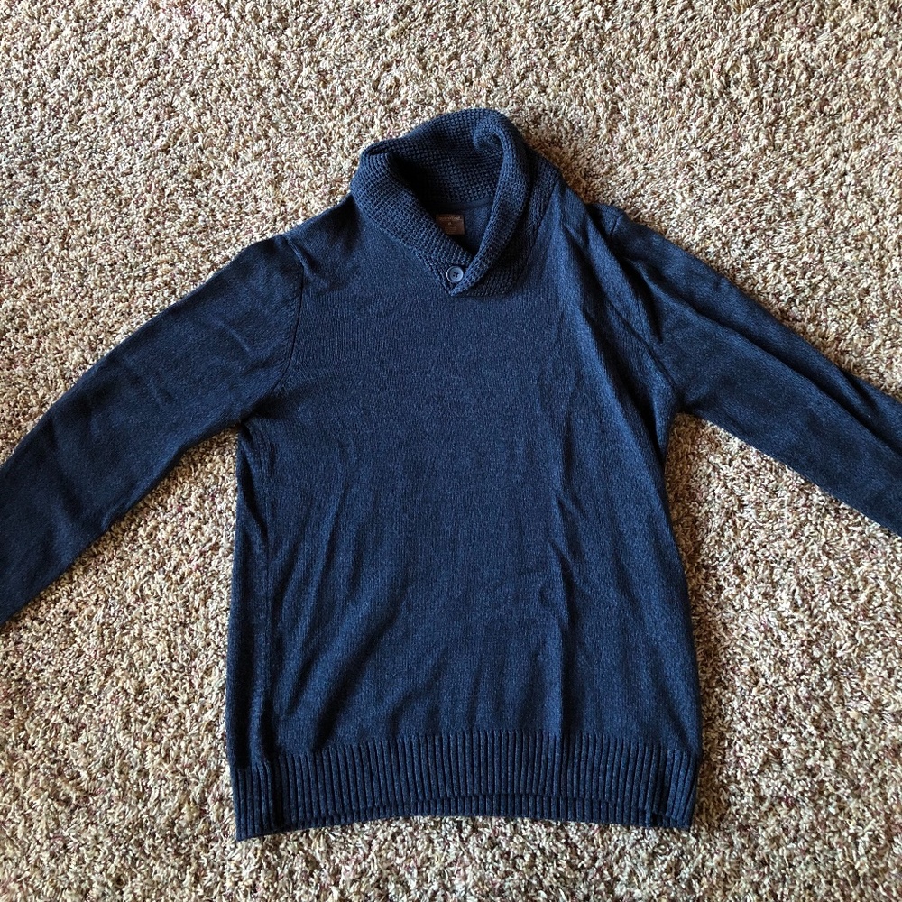 Great Northwest Button Cowl-Neck Sweater